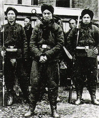 Figure 22.13 The Boxer Rebellion in China sought to expel all western influences, including Christian missionaries and trade partners. The Chinese government appreciated the American, British, and German troops that helped suppress the rebellion.