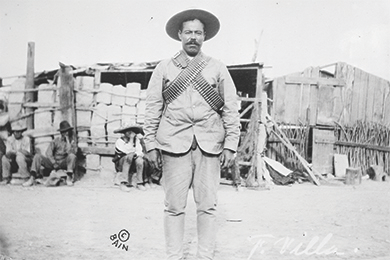 Figure 23.4 Pancho Villa, a Mexican rebel who Wilson supported, then ultimately turned from, attempted an attack on the United States in retaliation. Wilson’s actions in Mexico were emblematic of how difficult it was to truly set the United States on a course of moral leadership.