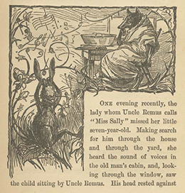 Figure 12.7 Brer Rabbit, depicted here in an illustration from Uncle Remus, His Songs and His Sayings: The Folk-Lore of the Old Plantation (1881) by Joel Chandler Harris, was a trickster who outwitted his opponents.