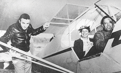 Figure 27.8 First Lady Eleanor Roosevelt insisted on flying with an African American pilot to help fight racism in the military. The First Lady was famous for her support of civil rights.