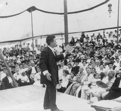 Figure 21.5 An energetic speaker and tireless Progressive, Governor Robert “Fighting Bob” La Follette turned the state of Wisconsin into a flagship for democratic reform.