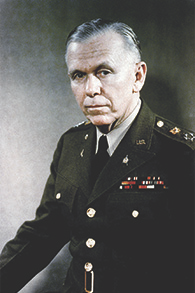 Figure 28.5 During World War II, George C. Marshall was responsible for expanding the 189,000-member U.S. Army into a modern, fighting force of eight million by 1942. As Secretary of State under Truman, he proposed the European Recovery Program to aid European economies struggling after the war.