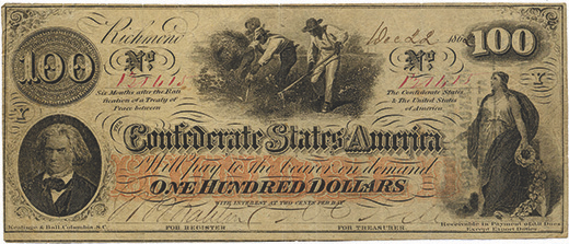 Figure 15.8 The Confederacy started printing paper money at an accelerated rate, causing runaway inflation and an economy in which formerly well-off people were unable to purchase food.