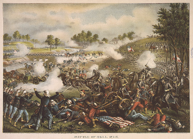 Figure 15.7 The First Battle of Bull Run, which many Northerners thought would put a quick and decisive end to the South’s rebellion, ended with a Confederate victory.